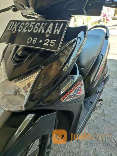 Honda beat warna hitam mulus