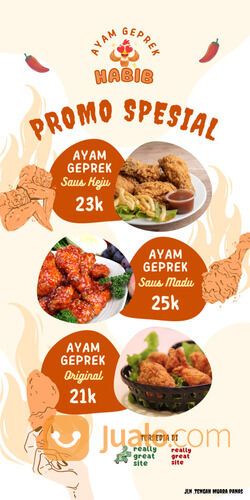 Ayam geprek habib