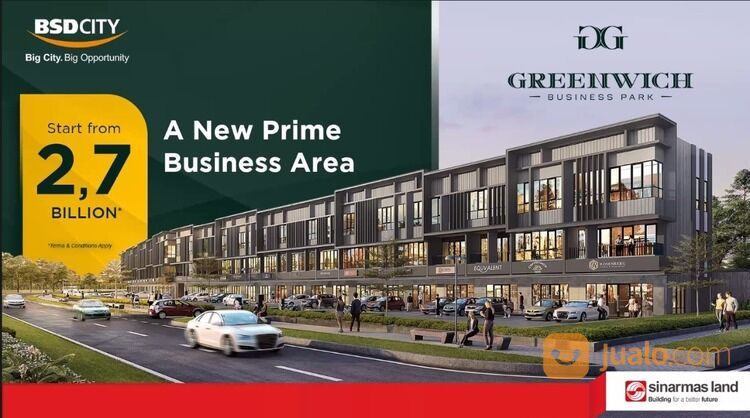 Ruko Greenwich Business Park Lokasi Sangat Strategis di BSD City