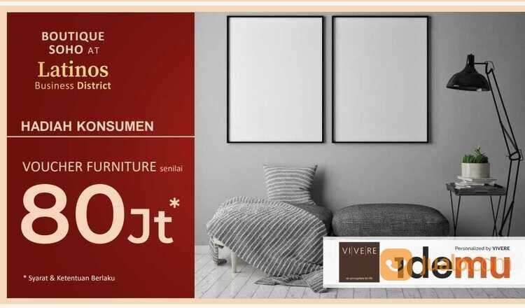 Rumah usaha 3 lantai Soho Latinos business district bsd city strategis dan nyaman