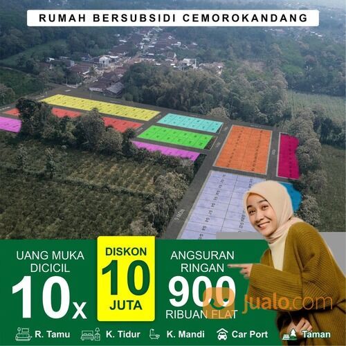 RUMAH KPR MALANG MEPET KOTA DEKAT UNIVERSITAS NEGERI MALANG