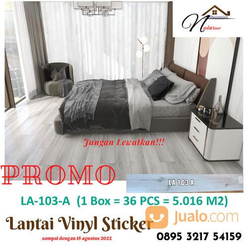 Promo!! Lantai Vinyl/Vinil Setiker/Sticker Motif Kayu Lacerta