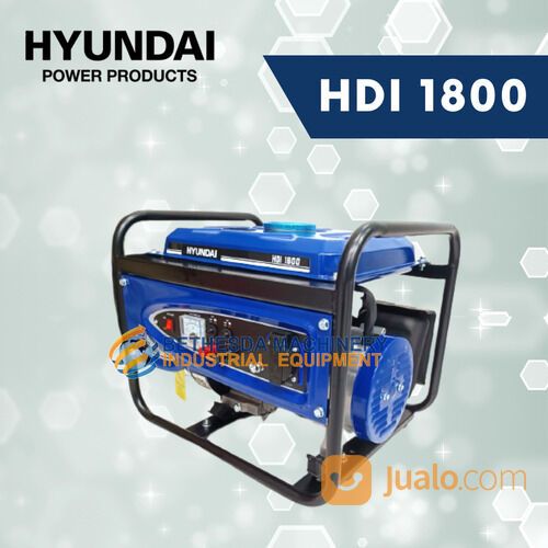 Genset mini 1000 watt Hyundai portable open type HDI 1800