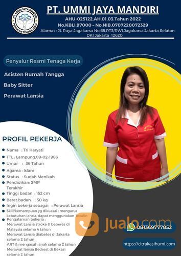 AGEN PENYALUR ART , BABYSITTER DAN PERAWAT LANSIA