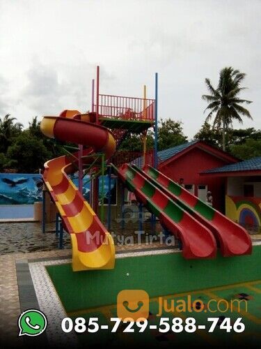 Produsen Seluncuran Fiberglass Waterboom Paling Komplit
