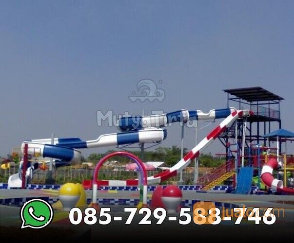 Produsen Seluncuran Fiberglass Waterboom Paling Komplit
