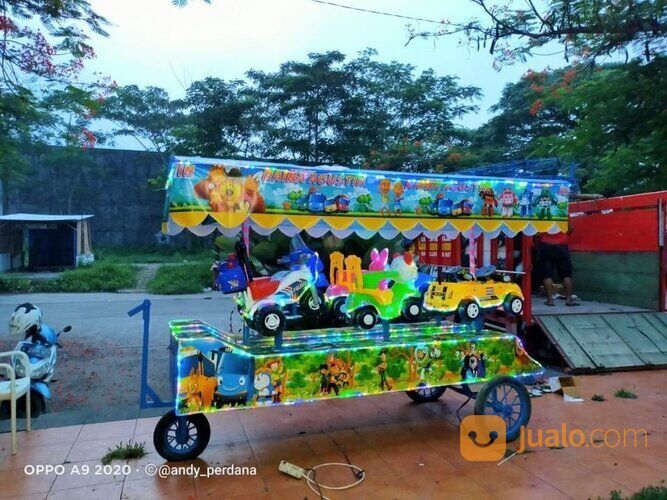 Odong 2 goyang jungkat jungkit kereta panggung NP