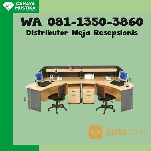 WA : 081-1350-3860 - Supplier Meja Resepsionis Modern Jember