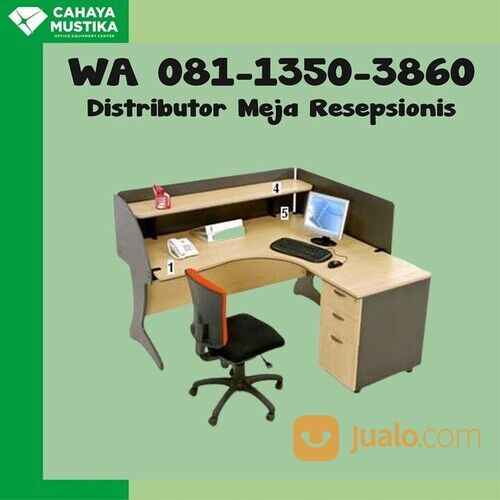 WA : 081-1350-3860 - Supplier Meja Resepsionis Modern Jember