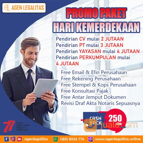 promo paket pendirian cv pt yayasan perkumpulan termurah jasa buat perusahaan lengkap