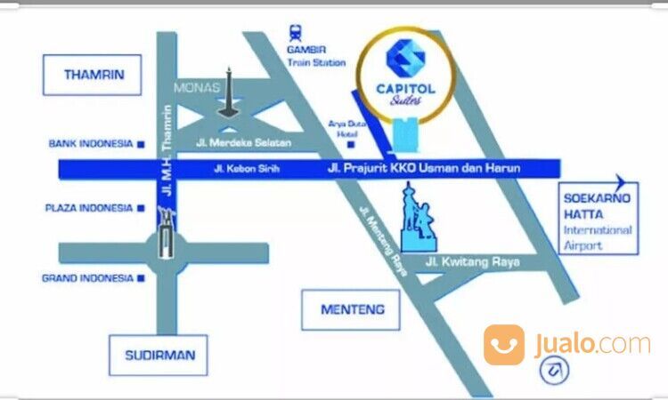 Sewa Apartemen Mewah,Tenang dan Nyaman di Jakarta Pusat