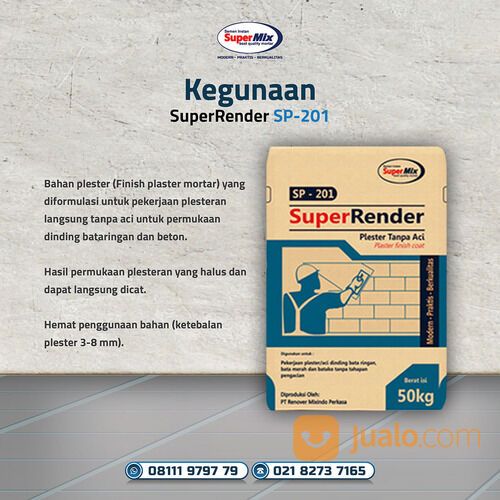 Distributor Plesteran Tanpa Aci Terbesar di Tangerang Selatan