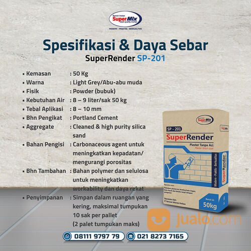 Distributor Plesteran Tanpa Aci Terbesar di Tangerang Selatan