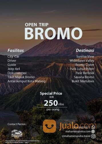 Open Trip Bromo Murah di Malang - Tour Bromo Harga Terjangkau
