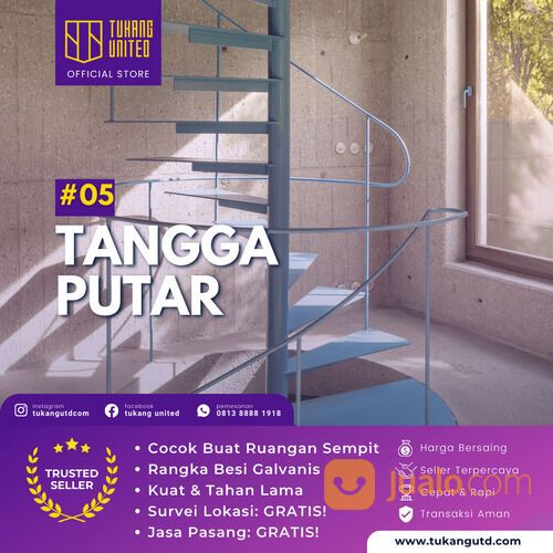 TANGGA PUTAR BESI