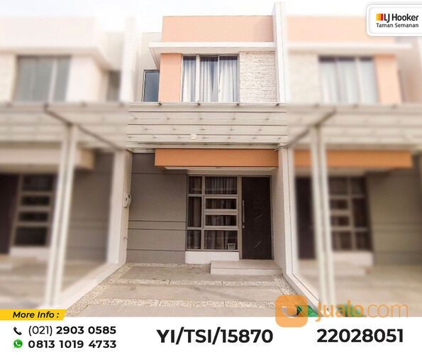 (TSI/15870) Rumah PIK 2, Cluster Virginia, Tangerang, Brand New, 4.5x10 m², 2 Lt, PPJB