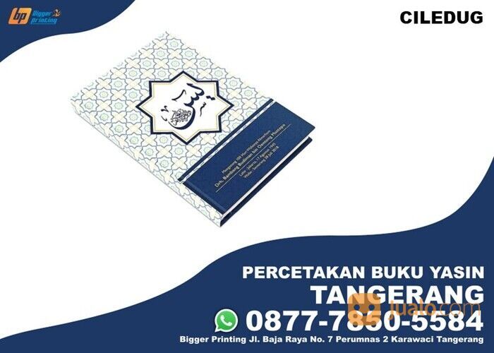 BERKUALITAS, Wa./Call. 0877-7850-5584, Percetakan Buku Yasin CILEDUG