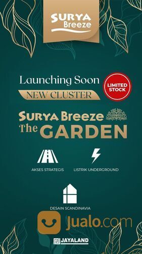 Surya Breeze The Garden, Hadir Dengan New Cluster New Concept