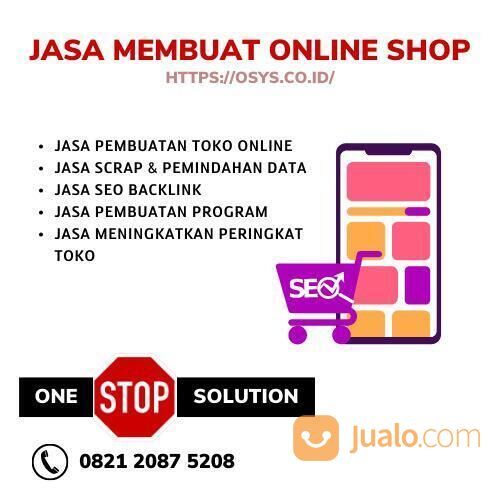 Jasa Membuat Online Shop, Market Place, Toko Online Bergaransi
