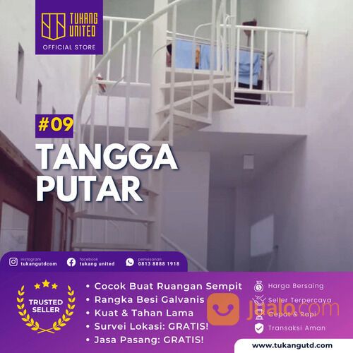 TANGGA BESI MODEL PUTAR