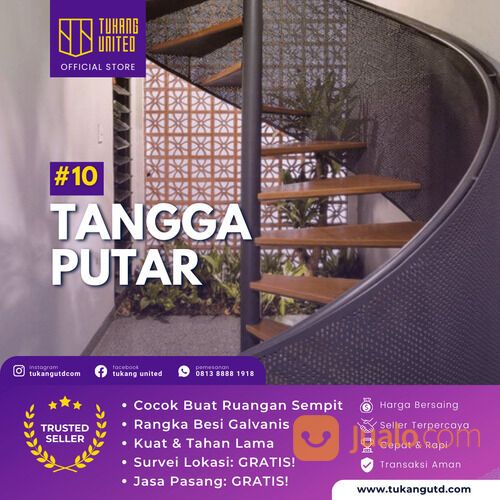 TANGGA BESI MODEL PUTAR