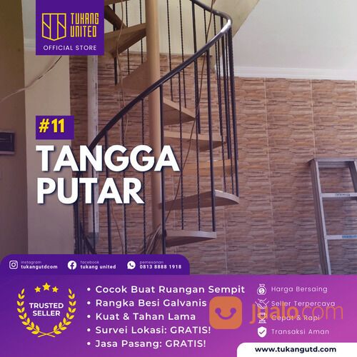TANGGA BESI MODEL PUTAR