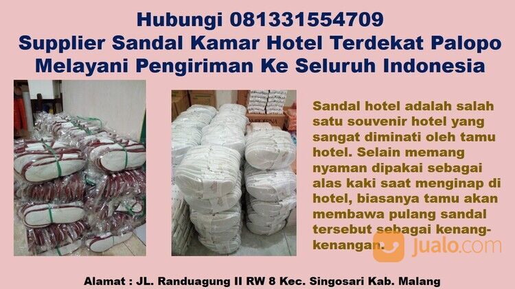 Hubungi 081331554709 - Grosir Sandal Hotel Murah Palopo