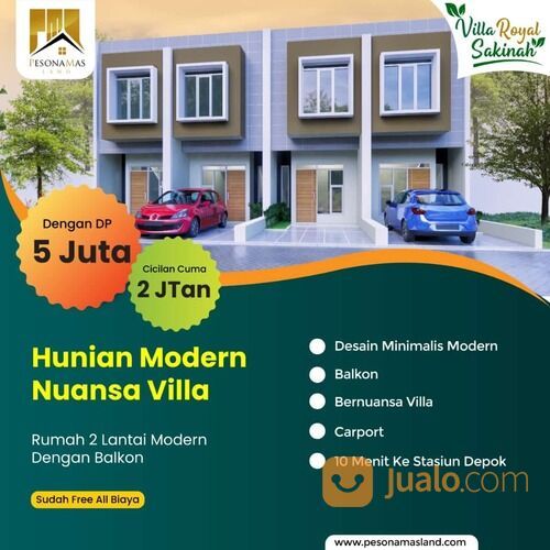 Rumah Cluster Area Depok 300 Jutaan