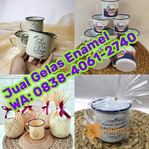 Ö8З8·ᏎÖᏮ1·ᒿᜪᏎÖ (WA) Cangkir Enamel Blirik Harga Gelas Seng Jadul