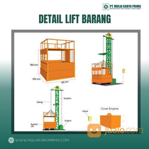 Sewa Lift Material Gunung Mas, Lift Barang, Lift Alimak, Sewa Hoist.