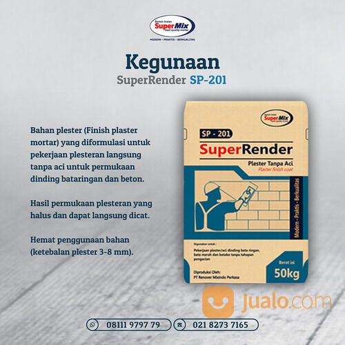 Distributor Plester Dinding Tanpa Acian Terbaik di Bandung