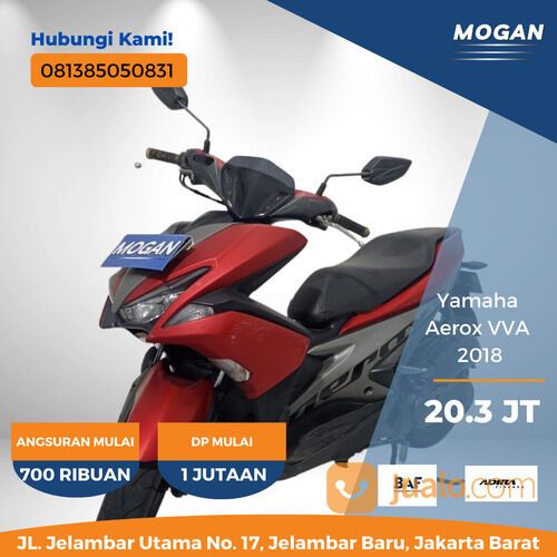 Yamaha Aerox 155 Vva 2018 - Motor Second / Bekas | By Mogan
