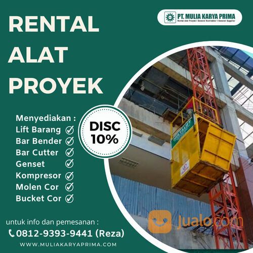 Sewa Lift Material Kendal, Lift Barang, Lift Alimak, Sewa Hoist.