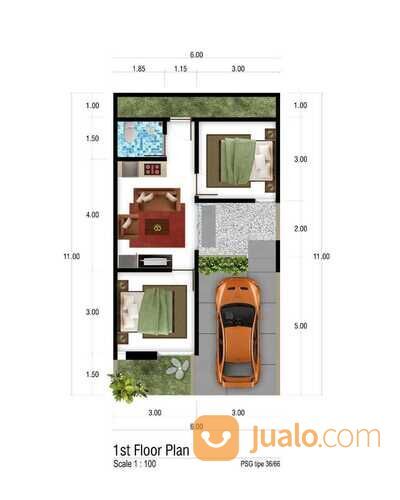MURAH! Rumah Industrial Sejuk Di Malang 12 KM Ke Mall Olympic Garden