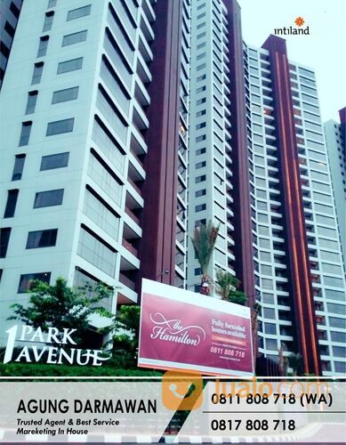 Apartemen 1Park Avenue Tower Hamilton 2BR Lantai 28 Harga NEGO