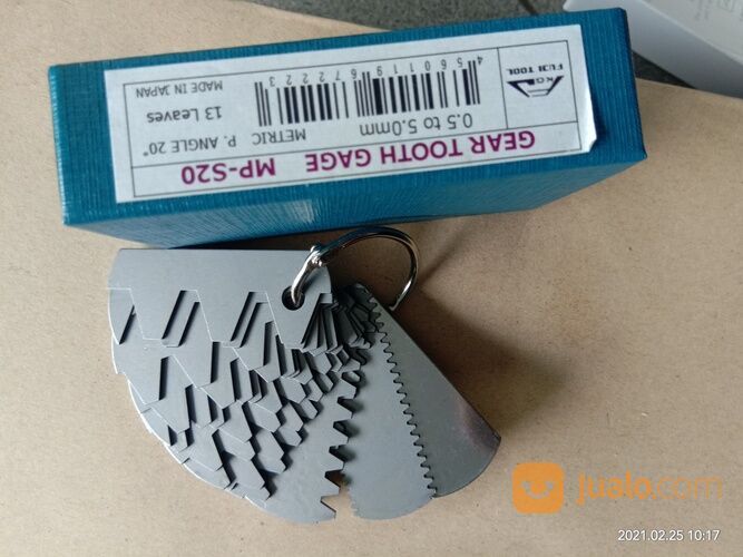 Fujitool Gear Tooth Gauge Suri Modul Suri Gear MP-S20 mitutoyo asimeto teclock insize