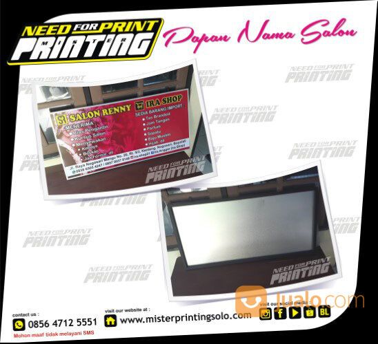 jasa bikin plang papan nama toko servis perbaikan neon box lampu huruf timbul led di Soloraya