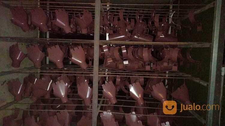 PEMASANGAN TALANG AIR HUJAN, BAHAN METAL BERWARNA, BANDUNG