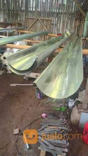 PEMASANGAN TALANG AIR HUJAN, BAHAN METAL BERWARNA, BANDUNG