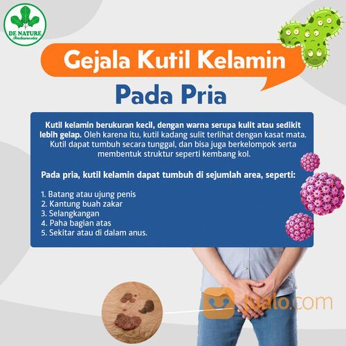 Paket Obat Kutil Kelamin Paling Ampuh Aman Untuk Pria / Wanita - Murah Herbal De Nature