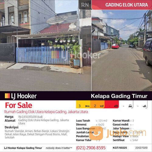 Rumah Gading Elok Utara Kelapa Gading, Jakarta Utara