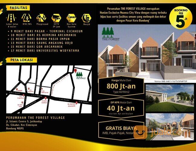 Rumah Strategis Jatihandap Cicaheum dengan Pemandangan Alam dan Cityview