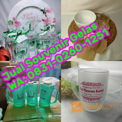 Ö83l–ÖᒿᏮÖ–lᒿ5l (WA) Souvenir Gelas Hitam Mika Souvenir Gelas