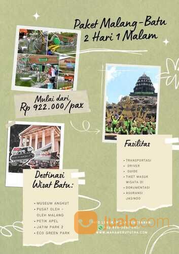 Paket Wisata Malang Batu & City Tour Malang/Batu 2D1N