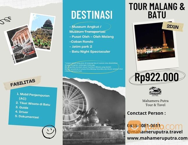 Paket Wisata Malang Batu & City Tour Malang/Batu 2D1N