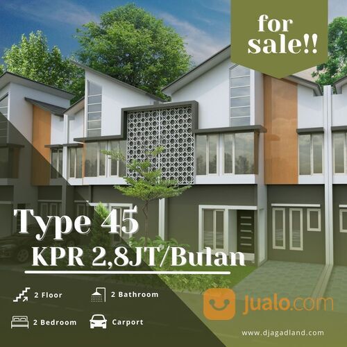 Ready stock rumah desain minimalis type 28 1 lantai kpr 1,7jt/bulan