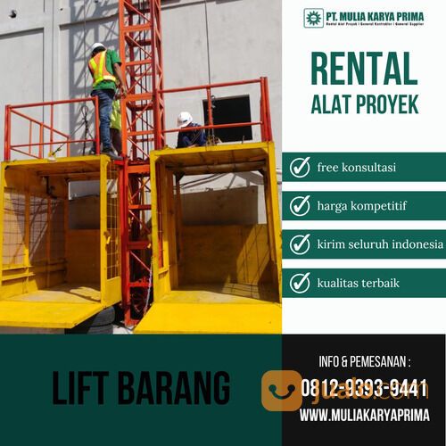 Sewa Lift Material Kudus, Lift Barang, Lift Alimak, Sewa Hoist.