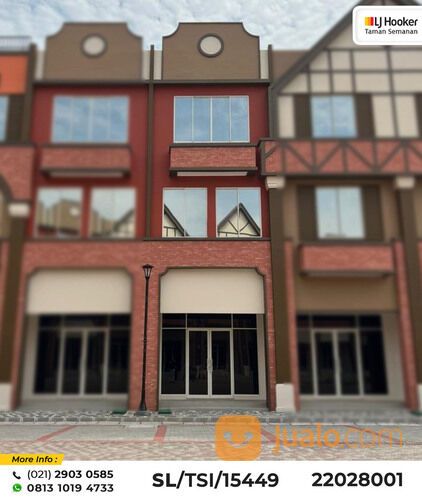 (TSI/15449) Ruko La Riviera, PIK, 4x12 m², 3 Lt, HGB