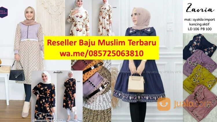 Reseller Baju Muslim Terbaru di Jawa Barat | wa.me/085725063810
