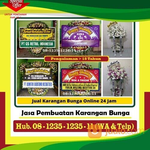 TERBESAR. WA 08-1235-1236-11 Perusahaan Papan Bunga di Sukolilo